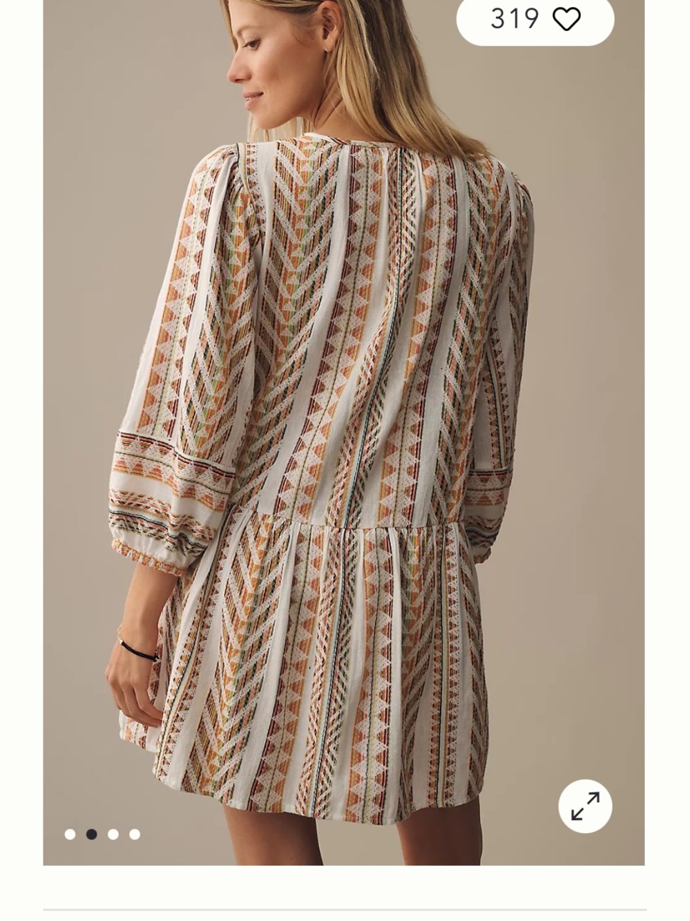 New VELVET GRAHAM & SPENCER
Numa Embroidered Mini Dress summer party boho $270 - Picture 3 of 15